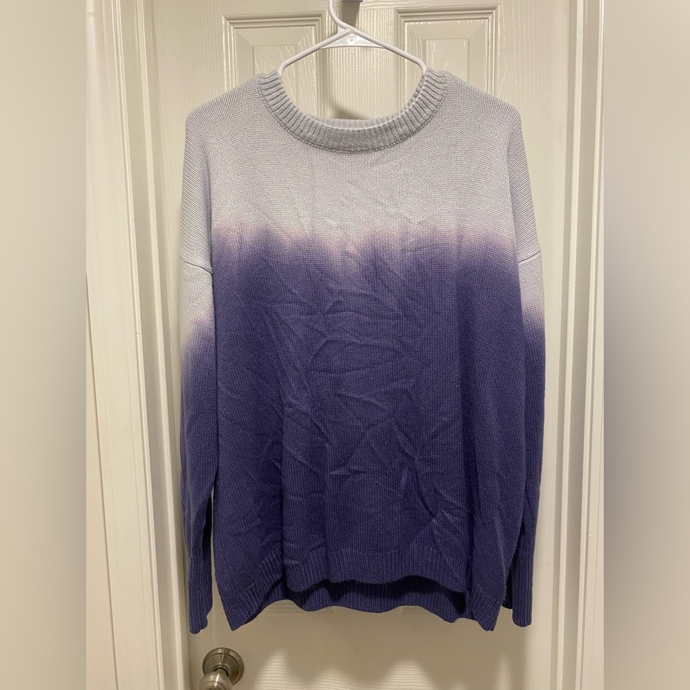 Vera Wang Gradient Purple Women's Sweater
